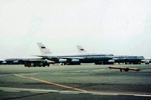 Aeroflot planes at Min Vody airport